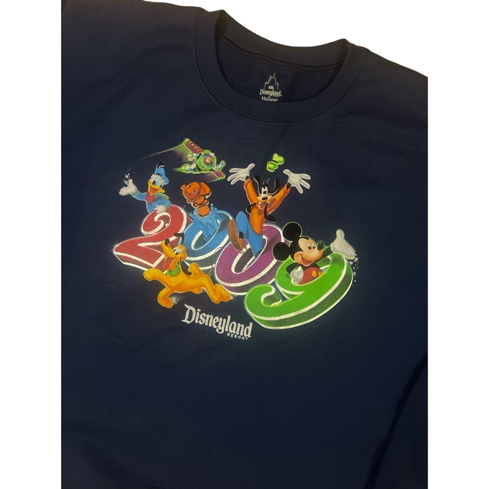 Disneyland by Hanes Sweatshirt 2009 2X BFT-8